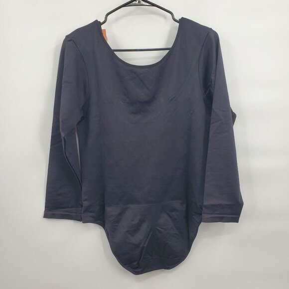 Shapermint Allday Everyday Long Sleeve Bodysuit Women Size 4XL Plus NWT Scoop - Picture 7 of 12